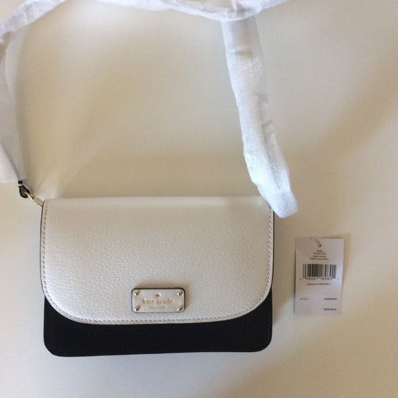 kate spade Handbags - Kate Spade Mikka Grove Street Blck/Cream Crossbody